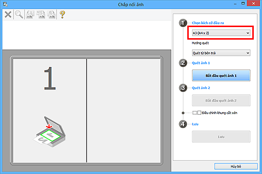 hình: Cửa sổ Chắp nối ảnh